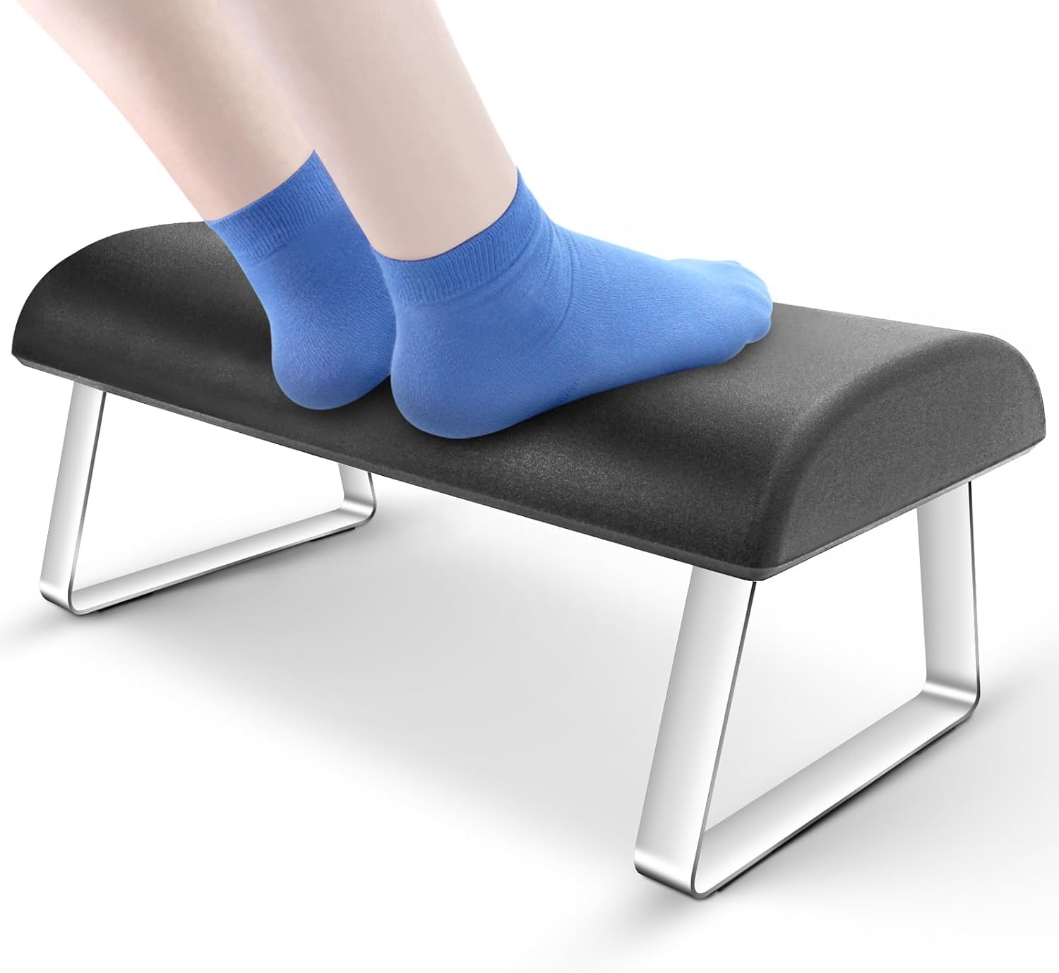Foot Rest for Under Desk at Work, Waterproof Foot Stool Under Desk Footrest Ergonomic Foot Rest for Office Home Use, Made of High-Density PU Self-Skinning Foam